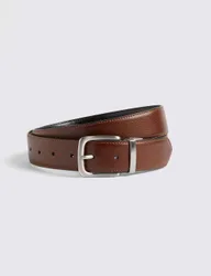 Leather Reversible Belt Multi male