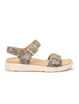 Corfu Women's Wide Fit Suede Sandal - - Size: 6.5 - Hotter - FashionsVida