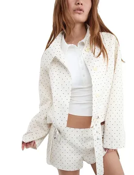 Veste 30000570 Polka Dots White S
