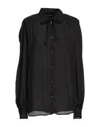 Hemd Damen Schwarz XS Damen