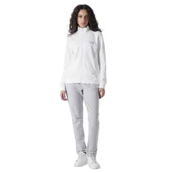Veste De Survêtement Giacca Zip Felpa Off White / Grey Melange S