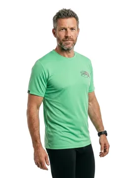 Tuna Short Sleeve T-shirt Water Green 2XL Men - Hotspot Design - FashionsVida