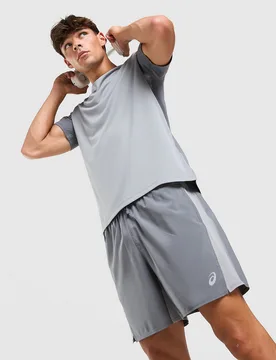 Mens Core Colour Block Shorts - Grigio, grigio grigio Uomo taglia XS - Asics - FashionsVida