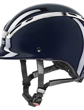 Reithelm exxeed shiny chrome, navy S-M (56-58)