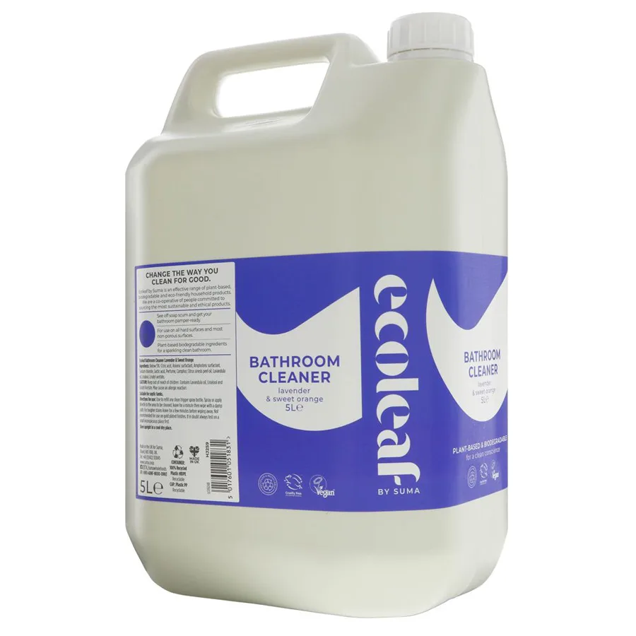 Bathroom Cleaner - Lavender & Sweet Orange - 5L - Ecoleaf - FashionsVida
