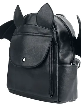 Gothic Mini-Rucksack - Fledermaus - für Damen - schwarz - Frauen - female - Banned Alternative - FashionsVida