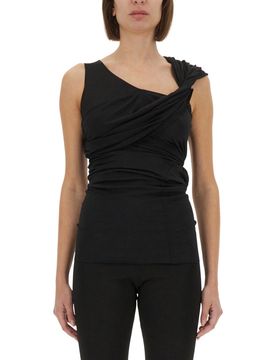 RICKOWENSLILIES Twisted Asymmetric Top