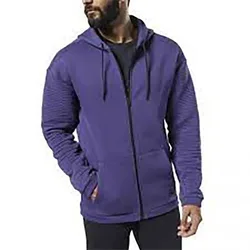 Reebok Felpa Con Zip Wor Purple S