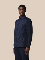 Men’s Flex Long Sleeve Hybrid Jacket - Navy NAVY L male