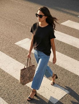 Sinsay - Maglietta basic - nero