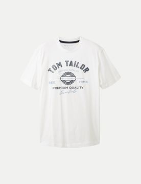 T-Shirt mit Logoprint Weiß XXL
