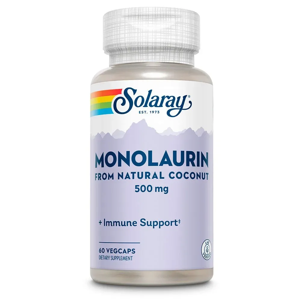 Monolaurine 500 Mg 60 Unités - Solaray - FashionsVida