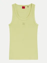 HUGO Tanktop mit Logoprint Gelb XL