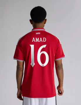 Manchester United 26/27 Home Jersey with Amad 16 UCL Printing & Badge S - Adidas - FashionsVida