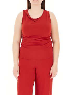 Canotta girocollo ROSSO S