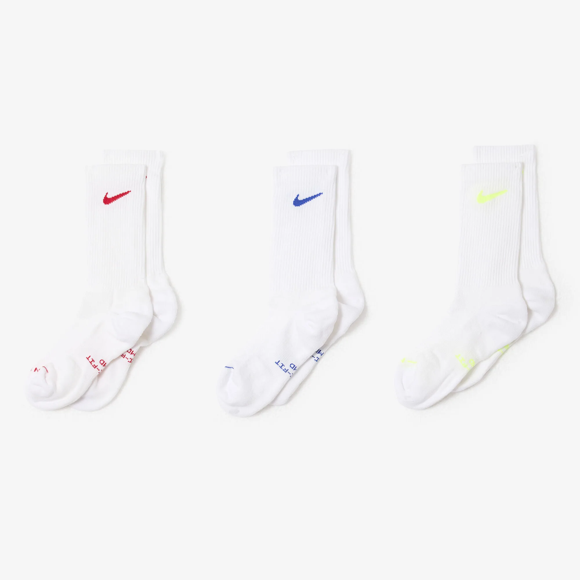 Chaussettes X3 Crew Everyday blanc/multicolore 42/46 - Nike - FashionsVida