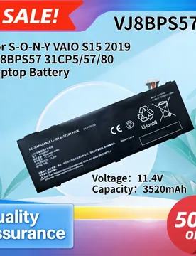 VJ8BPS57 3520mAh Compatible with S-O-N-Y VAIO S15 2019 VJ8BPS57 31CP5/57/80 Laptop Battery - Aliexpress - FashionsVida