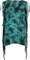 Top für Damen türkis "Basic" von - Frauen - female