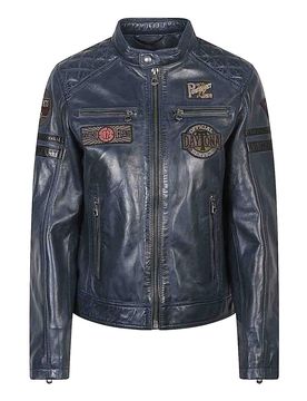 Giacca da moto in pelle walkora
