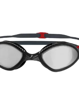 Tiger Titanium Mirror Swimming Goggles Grey Red R Men - Zoggs - FashionsVida