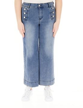 Pantalone wide leg BLU 48