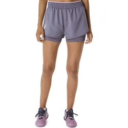 Asics Match Shorts Greyish Purple L