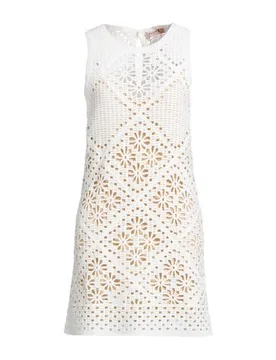 Minivestido Mujer Hueso L,M,XL,XS Mujer - TWINSET - FashionsVida