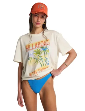 Lush Escape Jersey T-Shirt Multi female - Billabong - FashionsVida