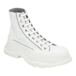 Mens Tread Slick Boots 'White Grey' Canvas - Size Eu 42