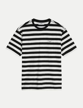 Marc O' Polo T-Shirt, SSL, YD, Relaxed Fit Schwarz L