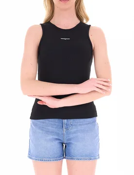 Canotta in viscosa NERO XL - Tommy hilfiger - FashionsVida
