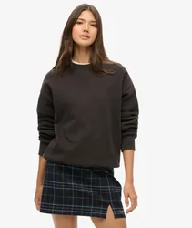 Superdry Damen Minirock mit Karomuster Schwarz - Größe: 44