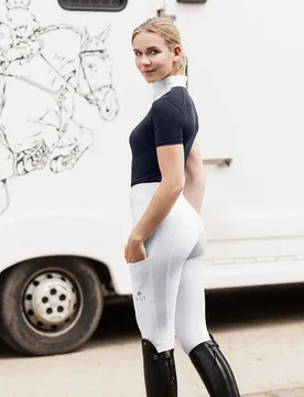 ELT Damen Reitleggings ELLA weiß D40 - E.L.T - FashionsVida