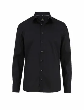 Chemise business super slim noir 42 - Olymp No.6 - FashionsVida