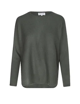 Pullover in cashmere verde S - Davida - FashionsVida