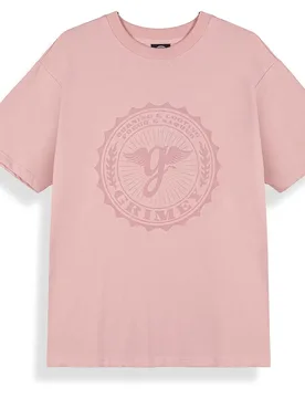 Maglietta A Maniche Corte Chief Watcher Classic Pink M - Grimey - FashionsVida
