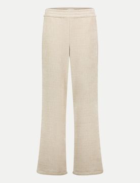 Palazzo Hose mit Gummibund Beige 36