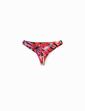 Braguita bikini tropical, Mujer, Naranja, XS
