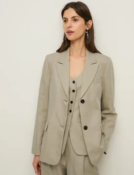 Blazer de mujer con cierre de botones y bolsillo interior - Yerse - FashionsVida