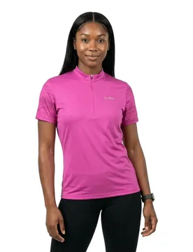 Maillot à Manches Courtes Luna Half Zip - Loeffler - FashionsVida