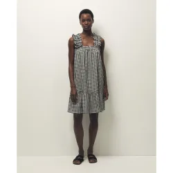 Sfera - Vestido corto vichy