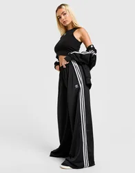 Womens Adicolor Satin Wide Leg Track Pants - Nero, nero nero Uomo taglia 38