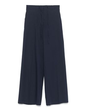Pantaloni a gamba larga in cotone