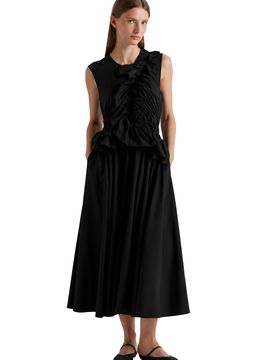 ABITO CON ROUGE Donna Nero Cotone Primavera/Estate 2026 M6EA50-NERO