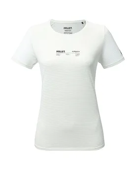 Camiseta de senderismo para mujer INTENSE ESSENTIAL crema XL - Millet - FashionsVida