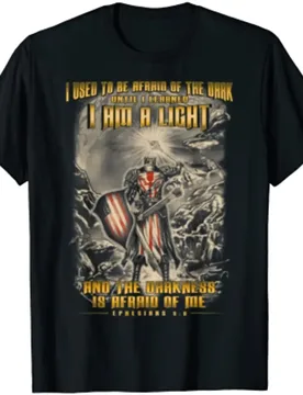 I Am A Light. Warriors of Christ Bible Verse Christian Gift T-Shirt 100% Cotton O-Neck Summer Short Sleeve Casual Mens T-shirt - Aliexpress - FashionsVida