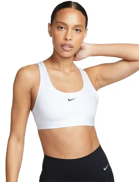 Soutien-gorge De Sport à Faible Impact Swoosh White M - Nike - FashionsVida