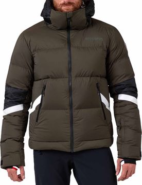 Wasserfeste Skijacke mit Daunen Daille Down Jacket Olive Shadow für Herren Größe L Khaki