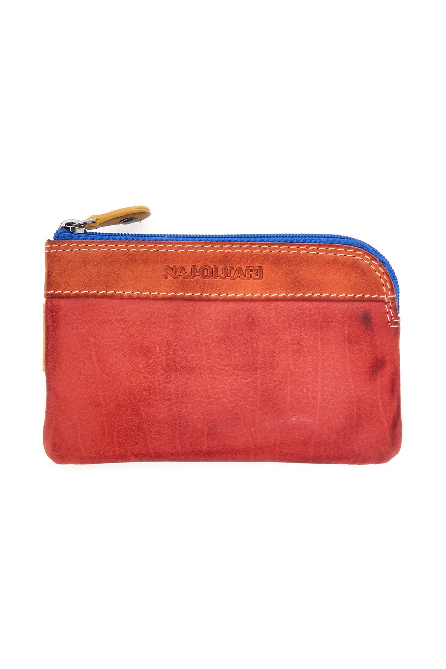 Portachiavi multicolore con zip e anello Naj-oleari 3025 - COB - FashionsVida