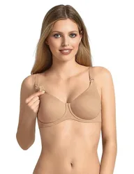 Womens 5036 Basic Nursing Bra - Beige - Size 32c